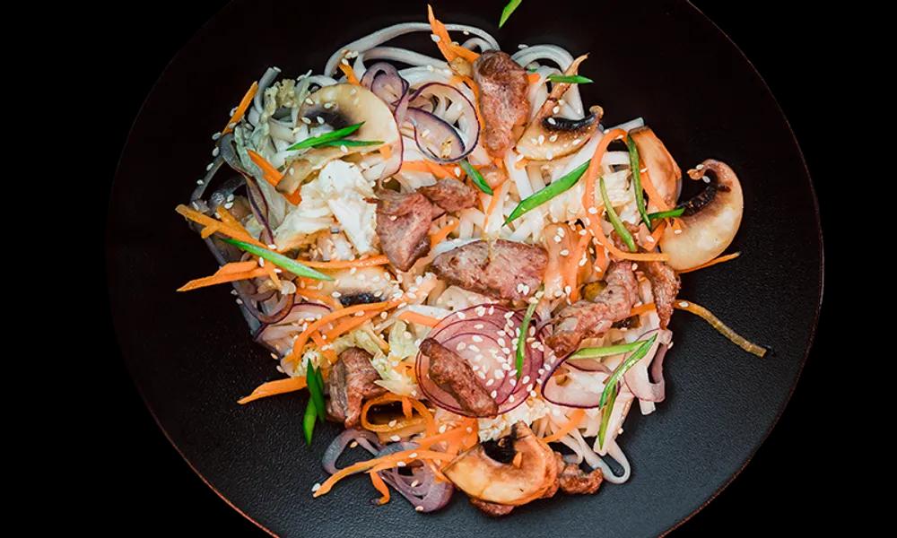 Рисова лапша WOK зі свининою